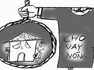 Cắm nhà lấy tiền cho vay nóng, cả làng mang nợ