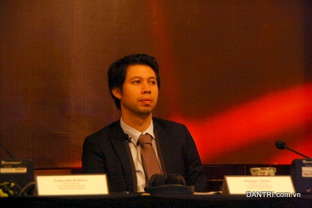 Chuyên gia Dominic Mellor của ADB (Ảnh: Bích Diệp)