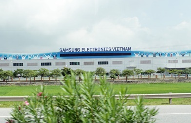 Nhà máy Samsung xây dựng tại Bắc Ninh