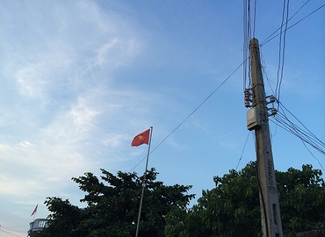 Đường dây 22kV trên đảo Lý Sơn