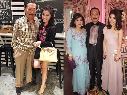 Cuộc sống xa hoa như trong mơ của ái nữ nhà tỷ phú - 1 Chryseis Tan thường xuyên góp mặt trong những bữa tiệc sang trọng cùng bố và mẹ.