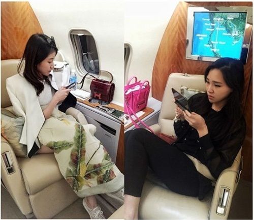 Cuộc sống xa hoa như trong mơ của ái nữ nhà tỷ phú - 6 Máy bay là ngôi nhà trên không của Chryseis Tan khi cô liên tục dịch chuyển tới nhiều địa điểm.