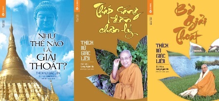 Ni sư mang dòng máu Ấn – Việt: “Tôi hân hạnh sinh vào xứ Việt Nam” - 2 Bìa 3 cuốn sách vừa ra mắt của sư bà