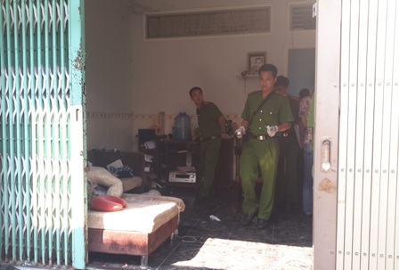 Hiện trường nơi xảy ra cái chết của ông Tùng