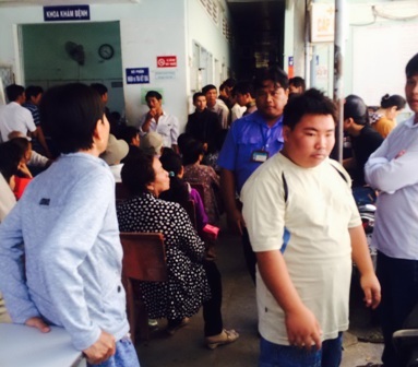 Những ngày đầu năm 2015, bệnh nhân đến điều trị tại bệnh viện Tâm thần Cần Thơ luôn quá tải