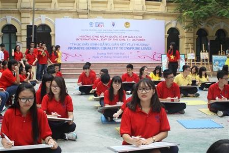 Chương trình Rung chuông vàng luôn cuốn hút đối giáo viên và học sinh nhà trường.