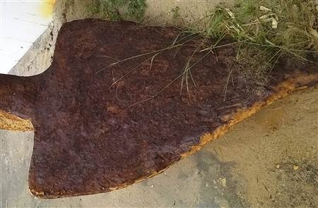 Mỏ neo khủng vẫn giữ được nguyên trạng sau một thời gian dài nằm dưới đáy biển.