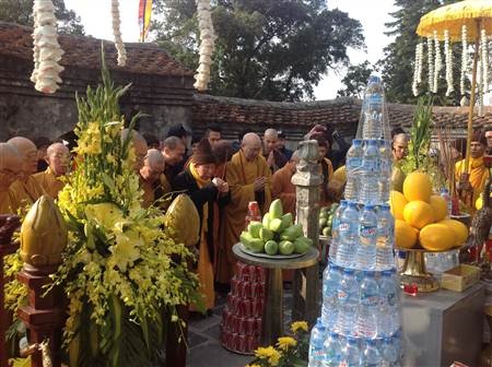 Nghi thức Phật giáo tưởng niệm ngày Đức vua Phật hoàng Trần Nhân Tông nhập niết bàn.