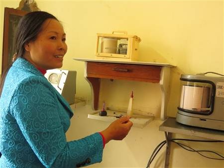 Chị Lê Thị Liên, Trạm khí tượng thủy văn Sa Pa, Lạng Sơn kể về những kỷ niệm với nghề đặc biệt.