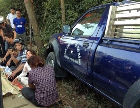 Hiện trường vụ tai nạn khiến 2 người tử vong tại Tuyên Quang.