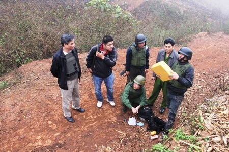 Hiện trường vụ việc.