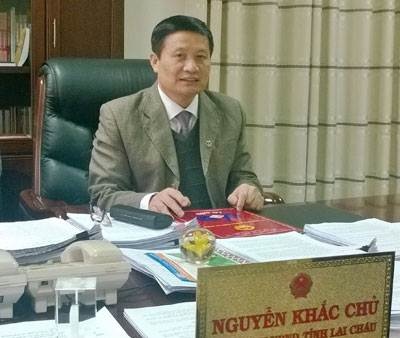 Tân Bí thư Tỉnh ủy Lai Châu Nguyễn Khắc Chử.