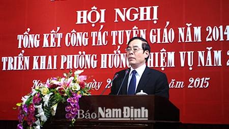 Thay đổi nhân sự lãnh đạo tại Nam Định và Thái Bình - 1 Tân Bí thư tỉnh Uỷ tỉnh Nam Định Nguyễn Khắc Hưng.