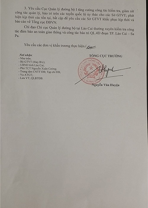 Điều chuyển đơn vị thanh tra vụ đường lên Sa Pa nứt nẻ - 2 <span style=font-size:12.0pt;
line-height:115%>