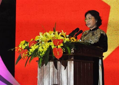 Công bố thành lập thành phố Bắc Kạn - 3 Ông Nguyễn Văn Du, Bí thư Tỉnh ủy Bắc Kạn phát biểu tại buổi lễ.