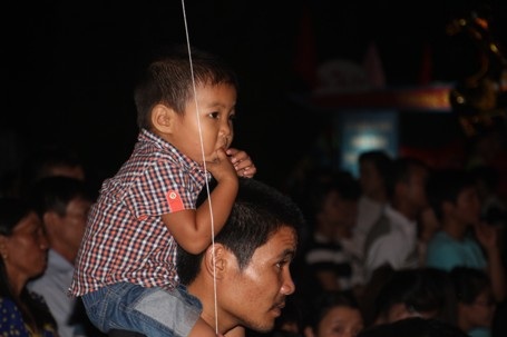 Đoàn đại biểu tham dự đêm nghệ thuật Đồng Lộc - Cõi thiêng bất tử