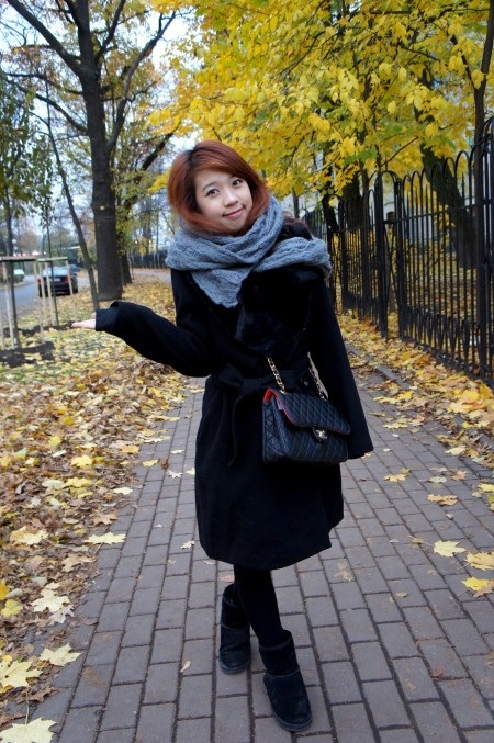 Ngắm Hoài Anh Mango dạo chơi con đường lá vàng nước Nga - 3