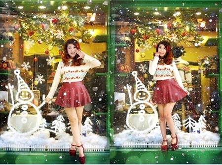 Diện áo len sắc màu Noel dễ thương như Hoài Anh Mango - 7 Phương Nhung
