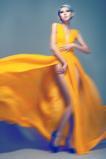 Thùy Dương “ma mị” trong thiết kế của Đỗ Mạnh Cường - 9 Phương Nhung