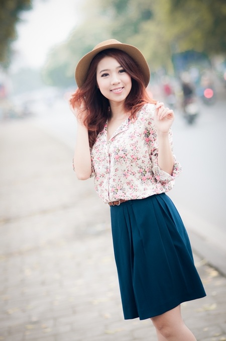 Hoài Anh "kẹo ngọt" chào tháng Tư với váy áo xinh tươi - 1 Phương Nhung