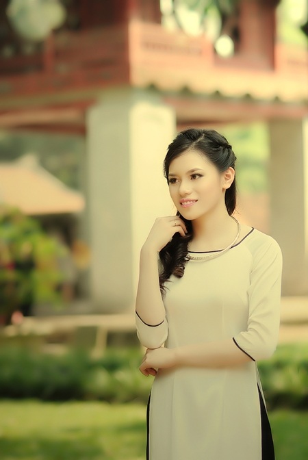 Vẻ đẹp dịu dàng của Võ Thị Thuỳ Trang.