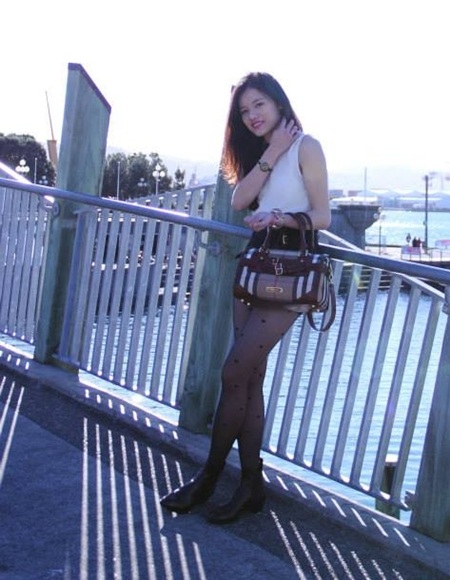 Phong cách thời trang ngày thường của Võ Thị Thuỳ Trang rất trẻ trung,