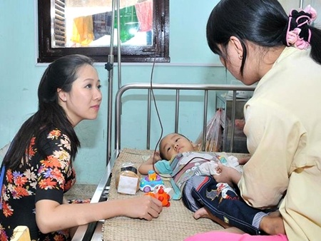 Ngô Phương Lan chạy vì trẻ em ung thư và bệnh tim - 1 Hoa hậu Ngô Phương Lan tr