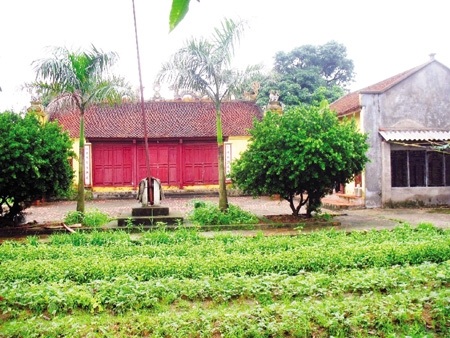 Đình làng Đại Từ, nơi hiện đang thờ Thái sư Lưu Cơ.