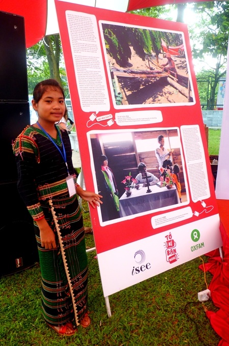 Em H Điệp (dân tộc M'Nông, Trường THCS Nâm Nung, huyện Kr