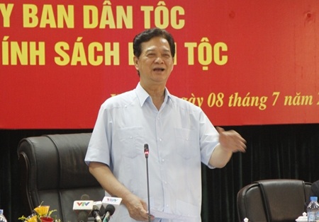 Thủ tướng Nguyễn Tấn Dũng phát biểu chỉ đạo các bộ, ngành.