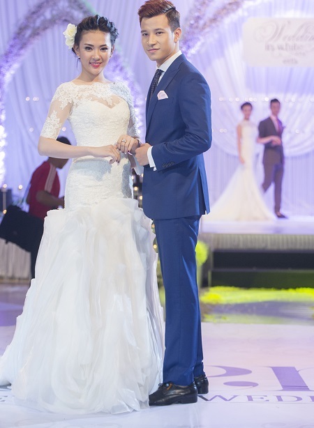 Minh Hằng làm "cô dâu" sau tin đồn bị cắt show diễn vì mặc phản cảm - 7 Phương Nhung