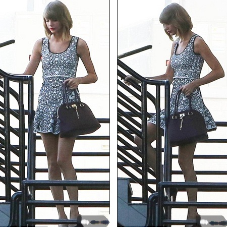 Taylor Swift khoe chân thon như người mẫu - 4 Taylor Swift