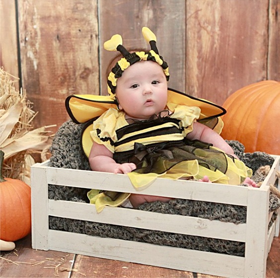 Hình ảnh dễ thương của các “sao” nhí trong mùa Halloween - 1 Meilani - con gái của sao truyền hình thực tế Jenni JWoww Farley