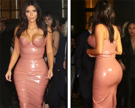 Cận cảnh váy ôm sát sexy của cô Kim