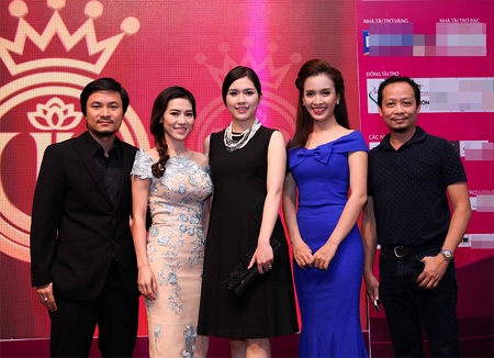 Vợ Minh Tiệp rạng ngời dự họp báo Hoa hậu Việt Nam - 1 Vợ Minh Tiệp rạng ngời dự họp báo Hoa hậu Việt Nam