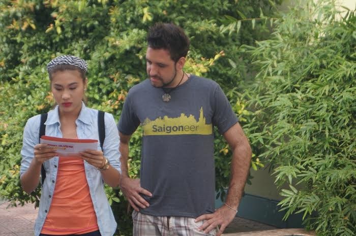 Siêu mẫu Kim Dung xinh đẹp cả khi vất vả trên truyền hình thực tế - 1 Kim Dung cùng đồng đội Alberto trên hành trình “Bạn Đường Hợp Ý”