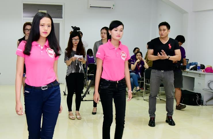 Minh Tiệp bận bịu huấn luyện 80 thí sinh Hoa hậu Việt Nam - 2 VN