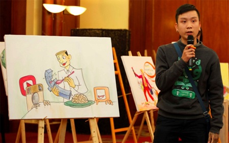 Cùng cười với tranh đoạt giải màu sắc vui nhộn - 3 Tác phẩm - Món Ăn Tinh Thần của tác giả Thân Hoài Nam