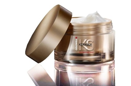 Hấp duỗi Keratin Kerasilk của Goldwell là liệu pháp 2 trong 1 gồm: