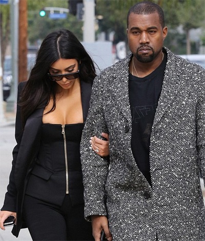 Vợ chồng cô Kim lái siêu xe ra phố - 8 Kanye West và Kim Kardashian quấn quýt không rời từ khi kết hôn