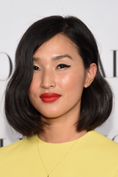 Nicole Warne's Ear-Tucked Bob