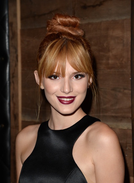 Bella Thorne's Twisted Top Knot