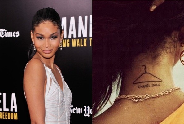 Những hình xăm cực “độc” của “sao” - 10 Chanel Iman