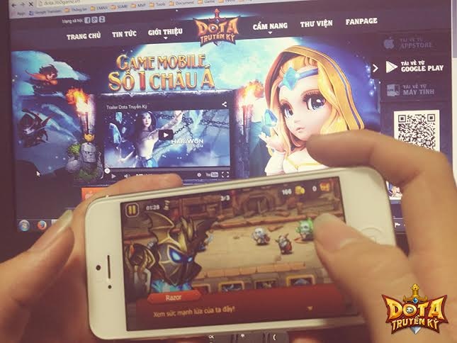 gMO số 1 Châu Á DoTa Truyền Kỳ “trình làng” phiên bản iOS - 3 Trải nghiệm DoTa Truyền Kỳ mượt mà trên hệ điều hành iOS