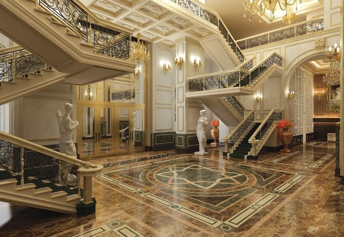 Phong cách kiến trúc được thiết kế giống cung điện Versailles