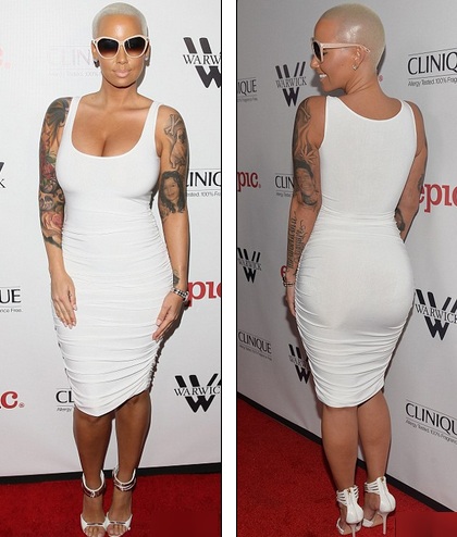 Người mẫu Mỹ khoe hình xăm và đường cong bốc lửa - 4 Amber Rose