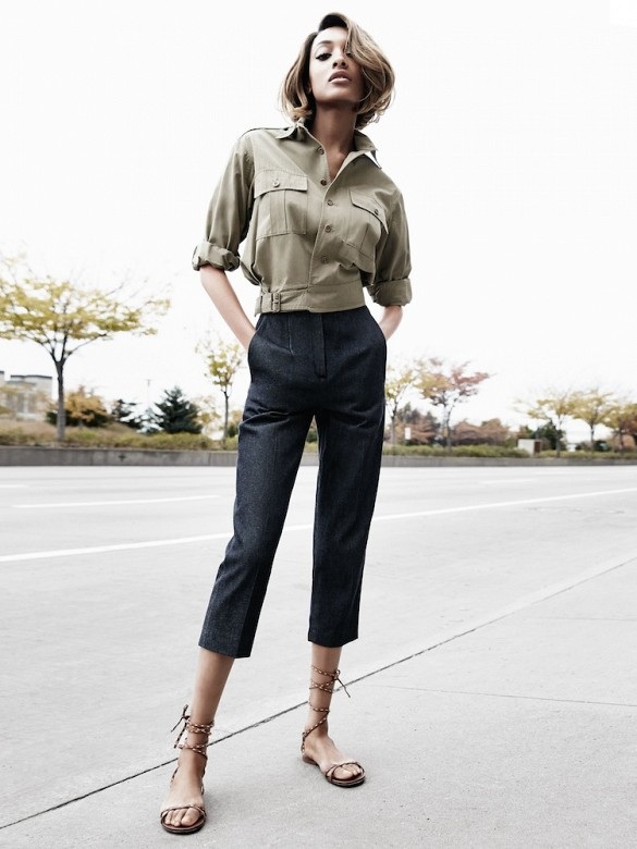 Siêu mẫu da màu đẹp như mộng trên Vogue - 7 Jourdan Dunn's Beautiful Spread For Vogue UK