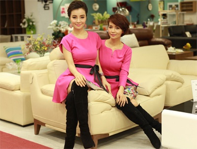 Mai Thu Huyền và chị gái trẻ trung với váy đôi - 3 Minh Thu