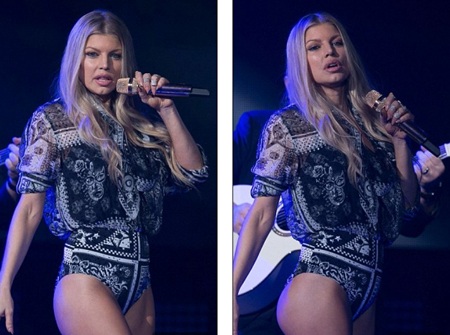 Ca sỹ Mỹ thay 5 chiếc váy trong một buổi tối - 12 Fergie