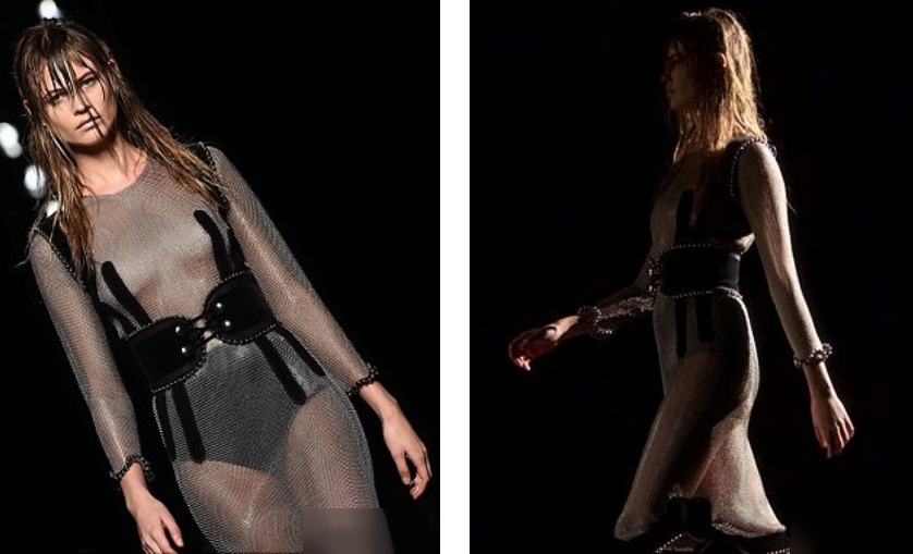 Siêu mẫu mặc váy xuyên thấu ấn tượng trên sàn catwalk - 2 Behati Prinsloo